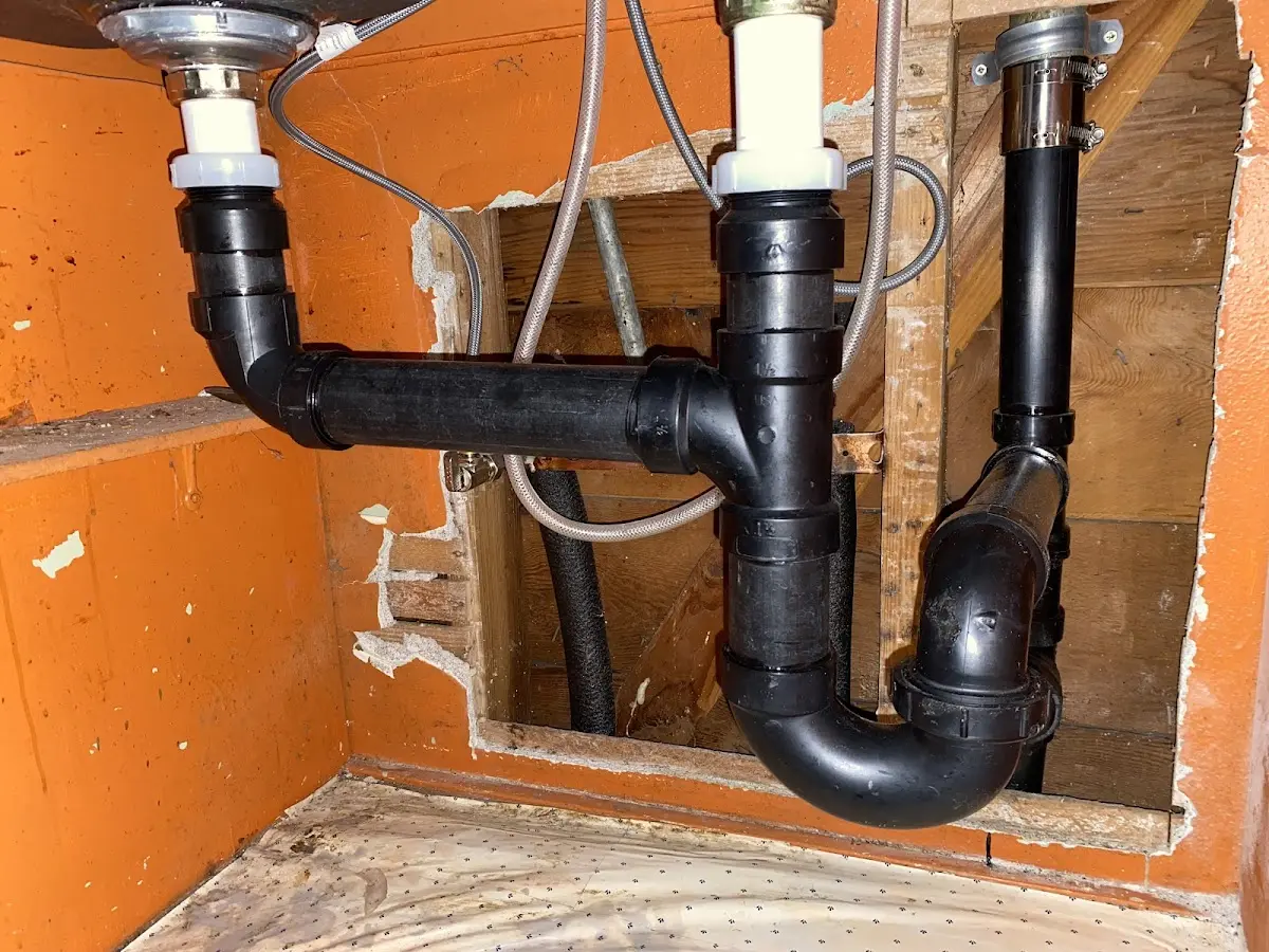 Professional Repiping Services equipment and tools on the job in Oconto